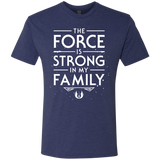 T-Shirts Vintage Navy / S The Force is Strong in my Family Men's Triblend T-Shirt