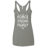 The Force is Strong in my Family Women's Triblend Racerback Tank