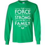 The Force is Strong in my Family Youth Long Sleeve T-Shirt