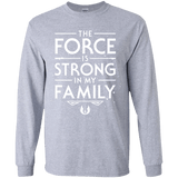 The Force is Strong in my Family Youth Long Sleeve T-Shirt