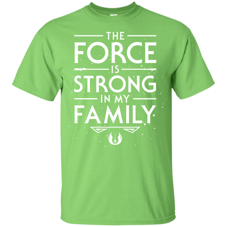 T-Shirts Lime / YXS The Force is Strong in my Family Youth T-Shirt