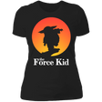 T-Shirts Black / X-Small The Force Kid Women's Premium T-Shirt