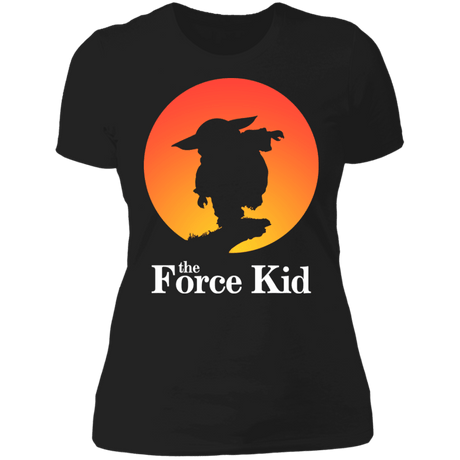 T-Shirts Black / X-Small The Force Kid Women's Premium T-Shirt