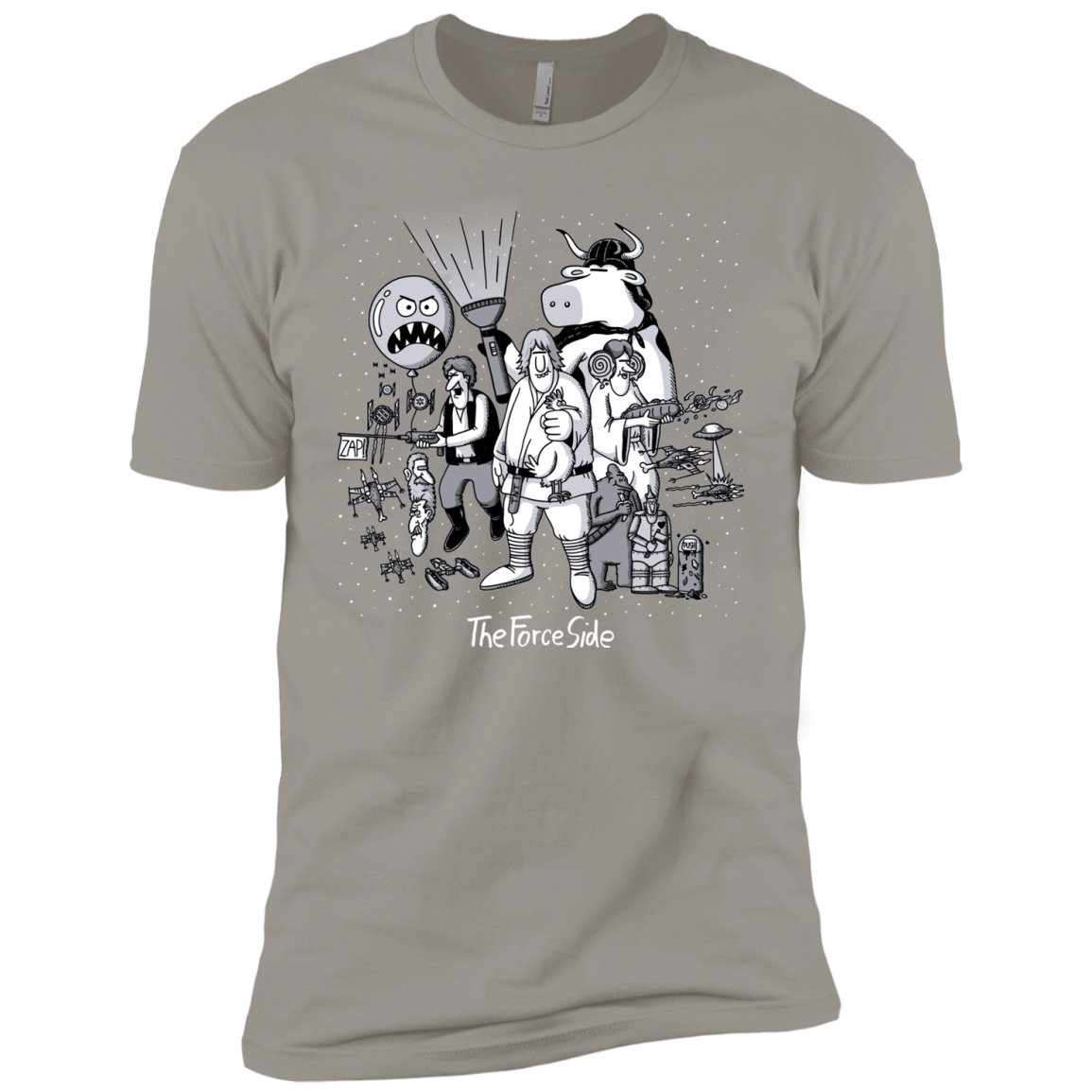 T-Shirts Light Grey / YXS The Force Side Boys Premium T-Shirt