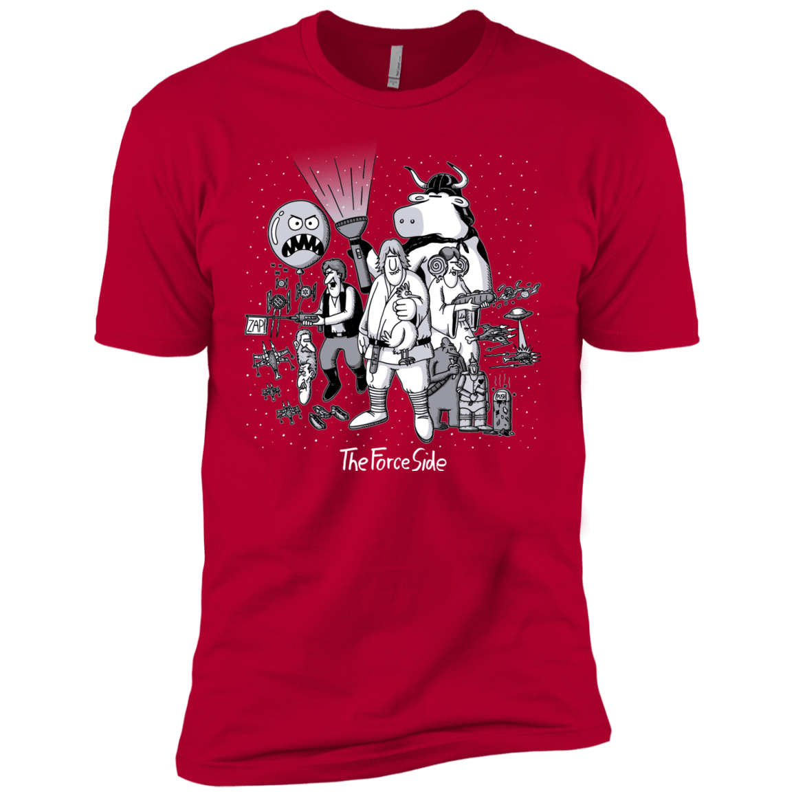 T-Shirts Red / YXS The Force Side Boys Premium T-Shirt