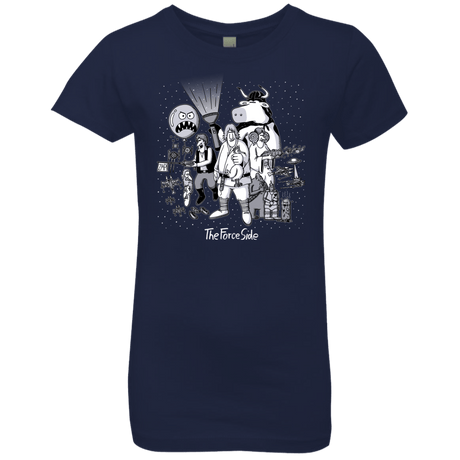 T-Shirts Midnight Navy / YXS The Force Side Girls Premium T-Shirt