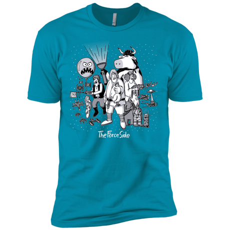 T-Shirts Turquoise / X-Small The Force Side Men's Premium T-Shirt