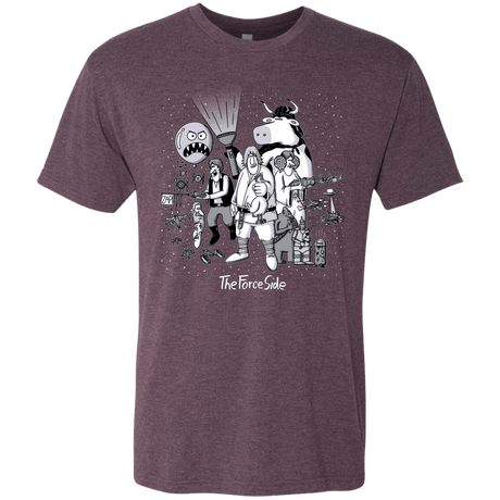 T-Shirts Vintage Purple / Small The Force Side Men's Triblend T-Shirt