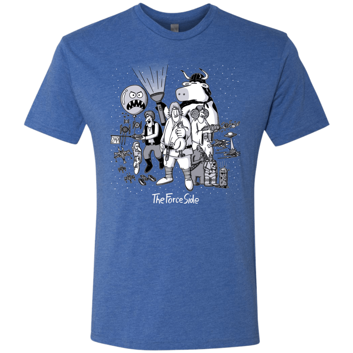 T-Shirts Vintage Royal / Small The Force Side Men's Triblend T-Shirt