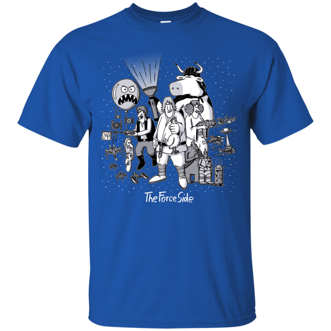 T-Shirts Royal / Small The Force Side T-Shirt