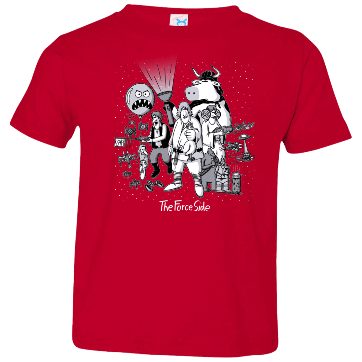 T-Shirts Red / 2T The Force Side Toddler Premium T-Shirt