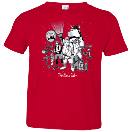 T-Shirts Red / 2T The Force Side Toddler Premium T-Shirt