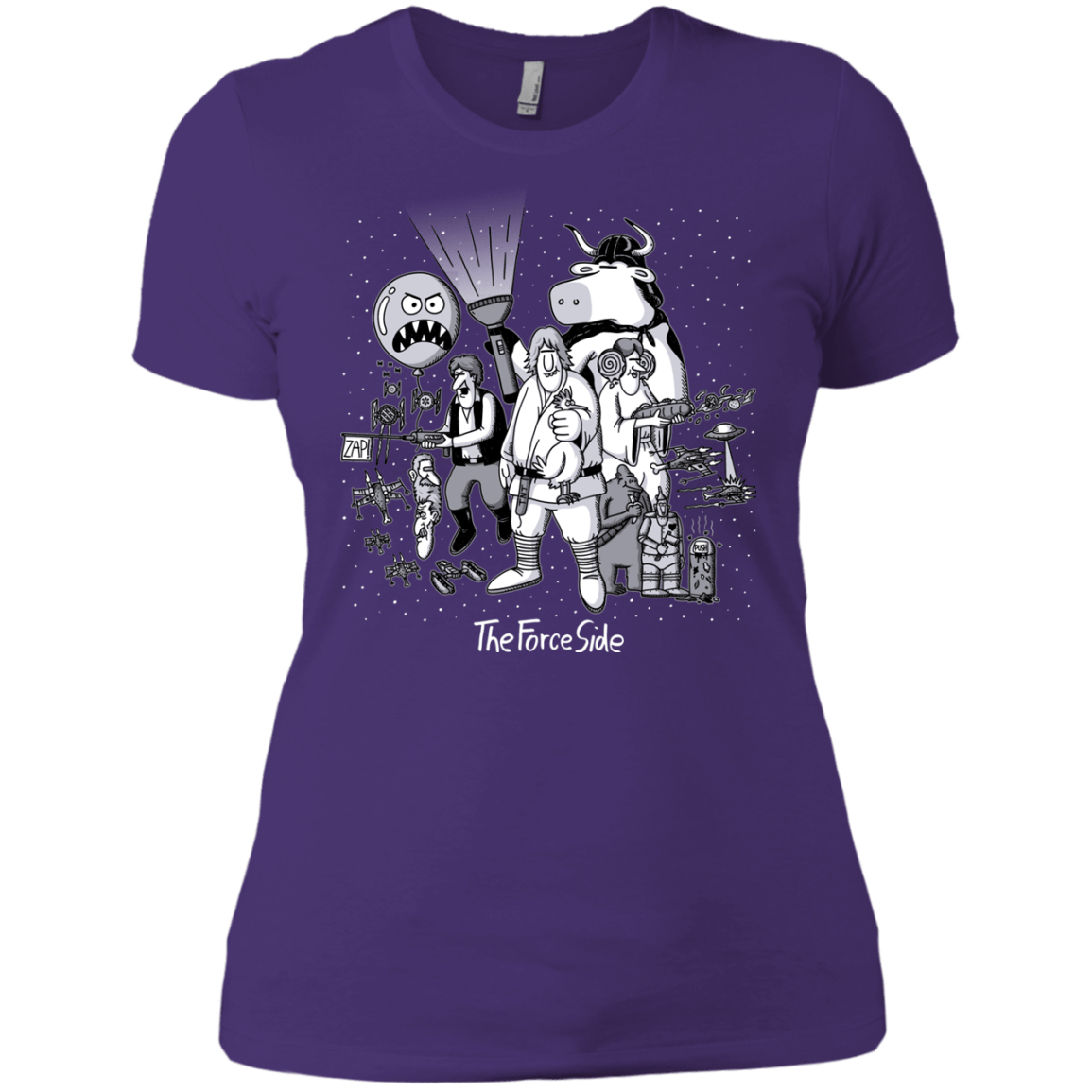 T-Shirts Purple / X-Small The Force Side Women's Premium T-Shirt