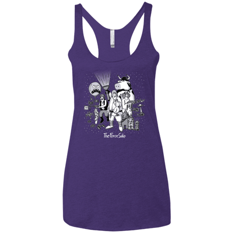 T-Shirts Purple / X-Small The Force Side Women's Triblend Racerback Tank