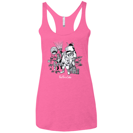 T-Shirts Vintage Pink / X-Small The Force Side Women's Triblend Racerback Tank