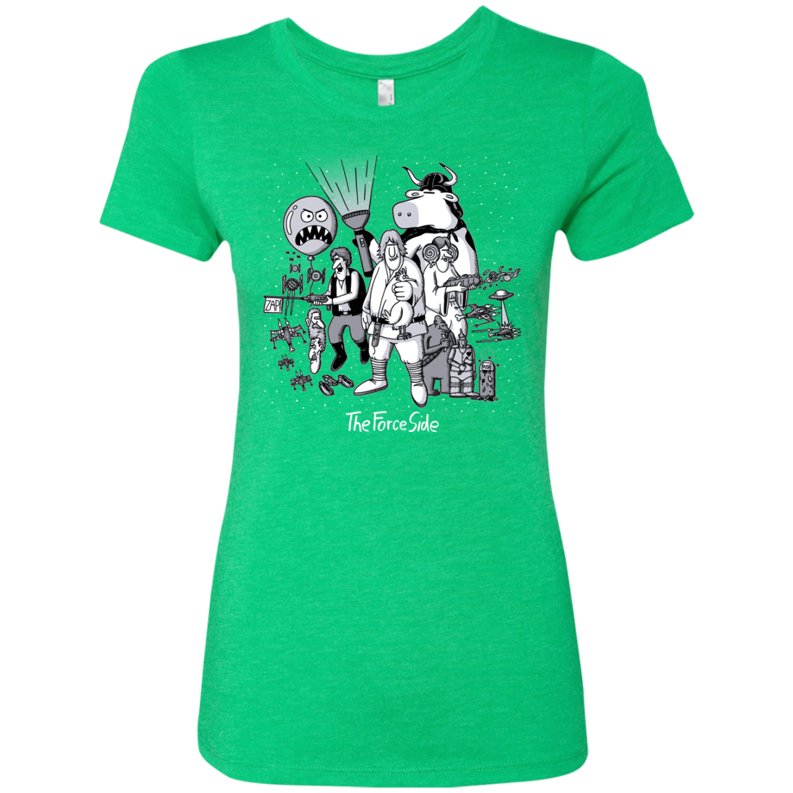 T-Shirts Envy / Small The Force Side Women's Triblend T-Shirt