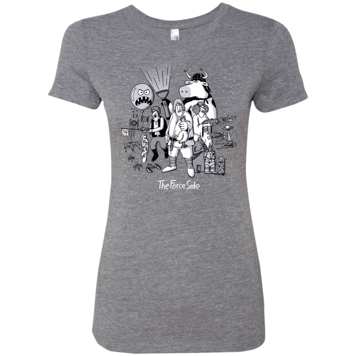 T-Shirts Premium Heather / Small The Force Side Women's Triblend T-Shirt