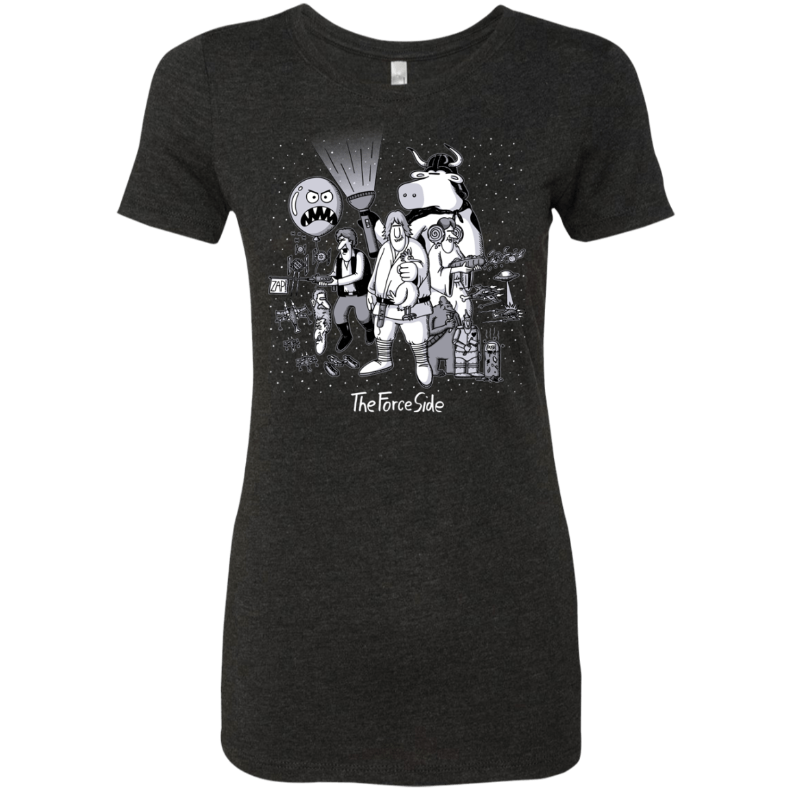 T-Shirts Vintage Black / Small The Force Side Women's Triblend T-Shirt