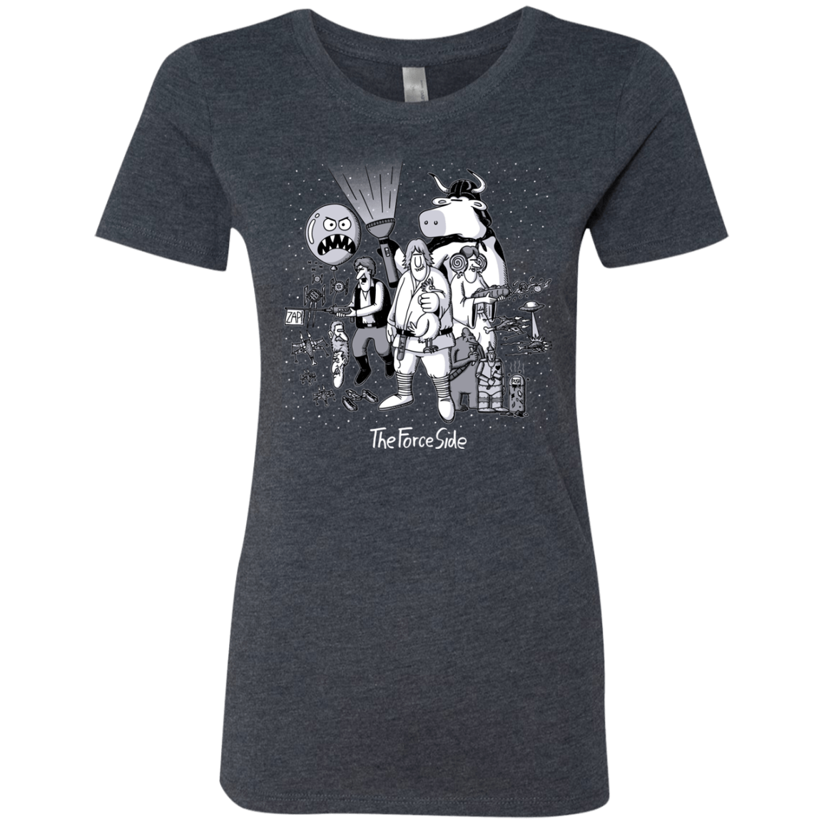 T-Shirts Vintage Navy / Small The Force Side Women's Triblend T-Shirt
