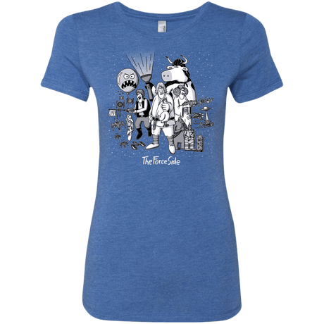 T-Shirts Vintage Royal / Small The Force Side Women's Triblend T-Shirt