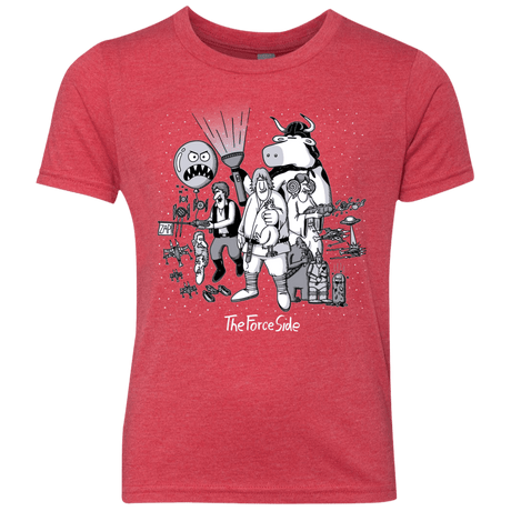 T-Shirts Vintage Red / YXS The Force Side Youth Triblend T-Shirt