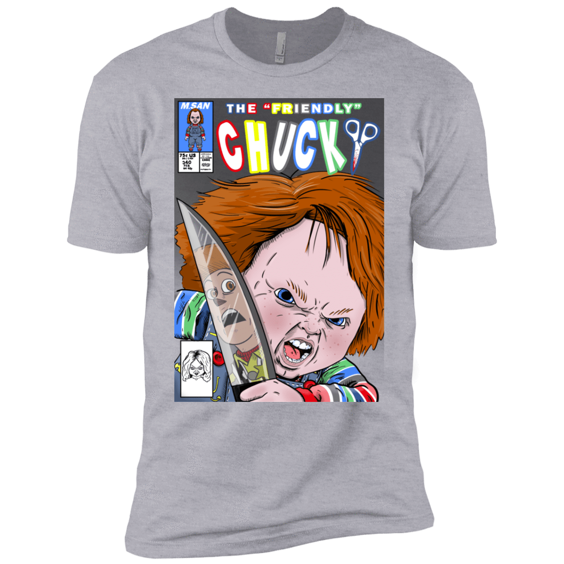 T-Shirts Heather Grey / YXS The Friendly Chucky Boys Premium T-Shirt
