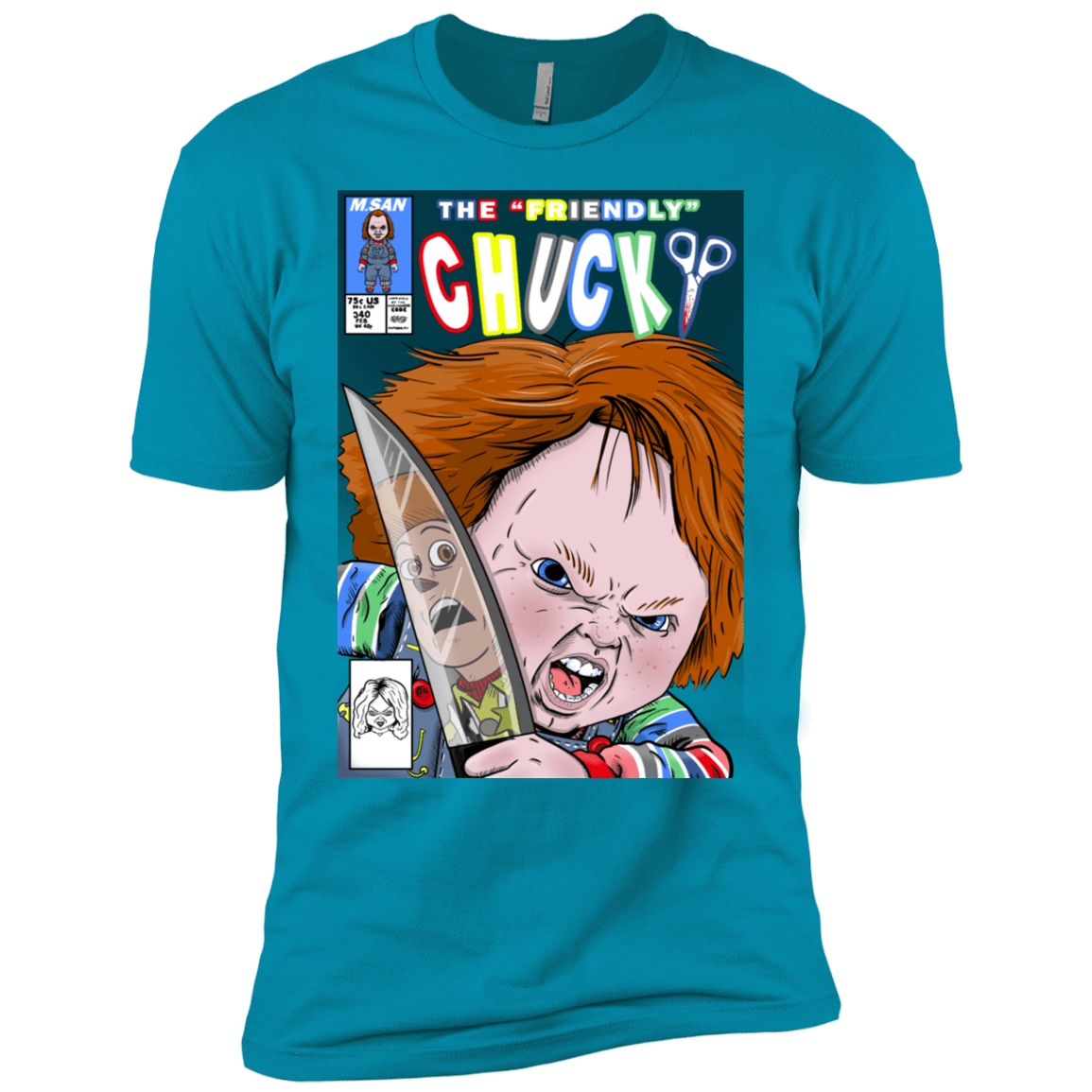 T-Shirts Turquoise / YXS The Friendly Chucky Boys Premium T-Shirt