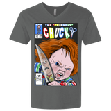 T-Shirts Heavy Metal / X-Small The Friendly Chucky Men's Premium V-Neck