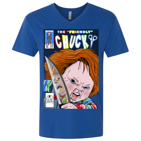 T-Shirts Royal / X-Small The Friendly Chucky Men's Premium V-Neck