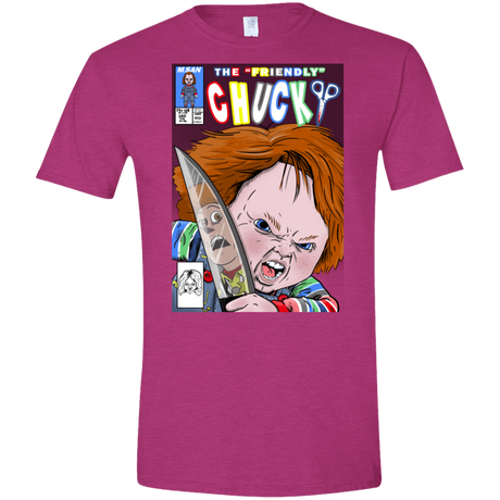 T-Shirts Antique Heliconia / S The Friendly Chucky Men's Semi-Fitted Softstyle