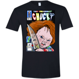 T-Shirts Black / S The Friendly Chucky Men's Semi-Fitted Softstyle