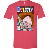 T-Shirts Heather Red / S The Friendly Chucky Men's Semi-Fitted Softstyle