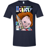 T-Shirts Navy / S The Friendly Chucky Men's Semi-Fitted Softstyle