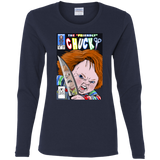 T-Shirts Navy / S The Friendly Chucky Women's Long Sleeve T-Shirt
