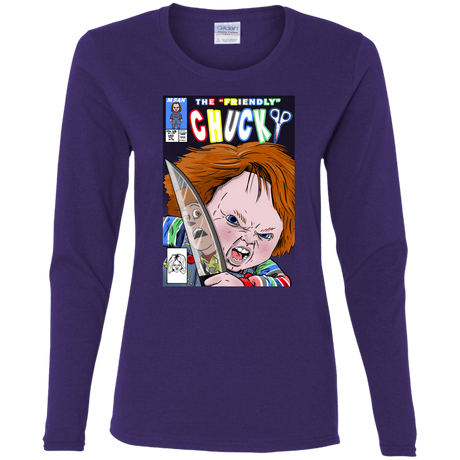 T-Shirts Purple / S The Friendly Chucky Women's Long Sleeve T-Shirt