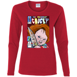 T-Shirts Red / S The Friendly Chucky Women's Long Sleeve T-Shirt