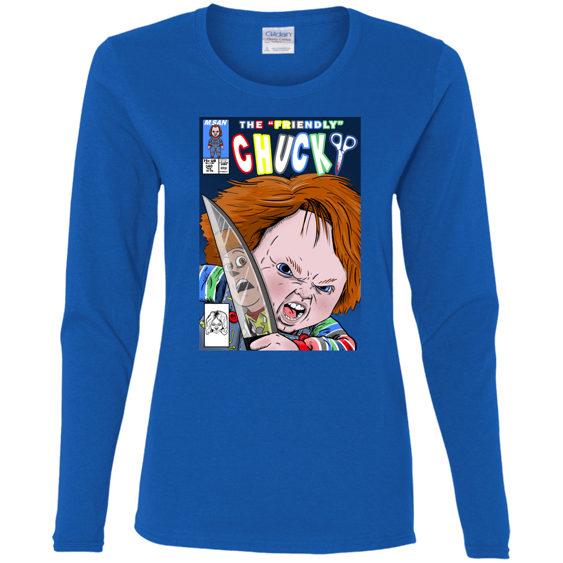 T-Shirts Royal / S The Friendly Chucky Women's Long Sleeve T-Shirt