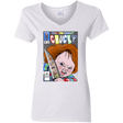 T-Shirts White / S The Friendly Chucky Women's V-Neck T-Shirt