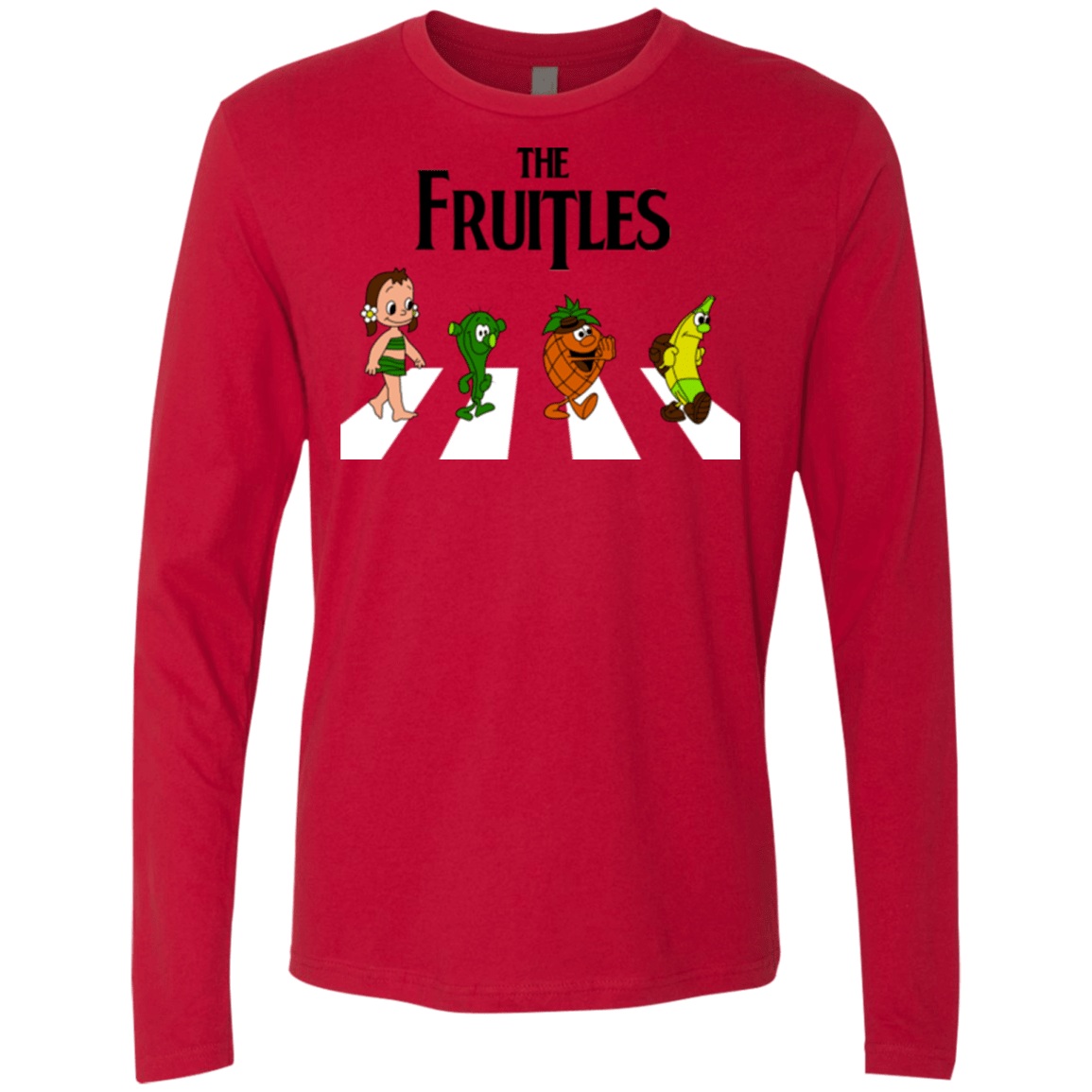 T-Shirts Red / Small The Fruitles Men's Premium Long Sleeve