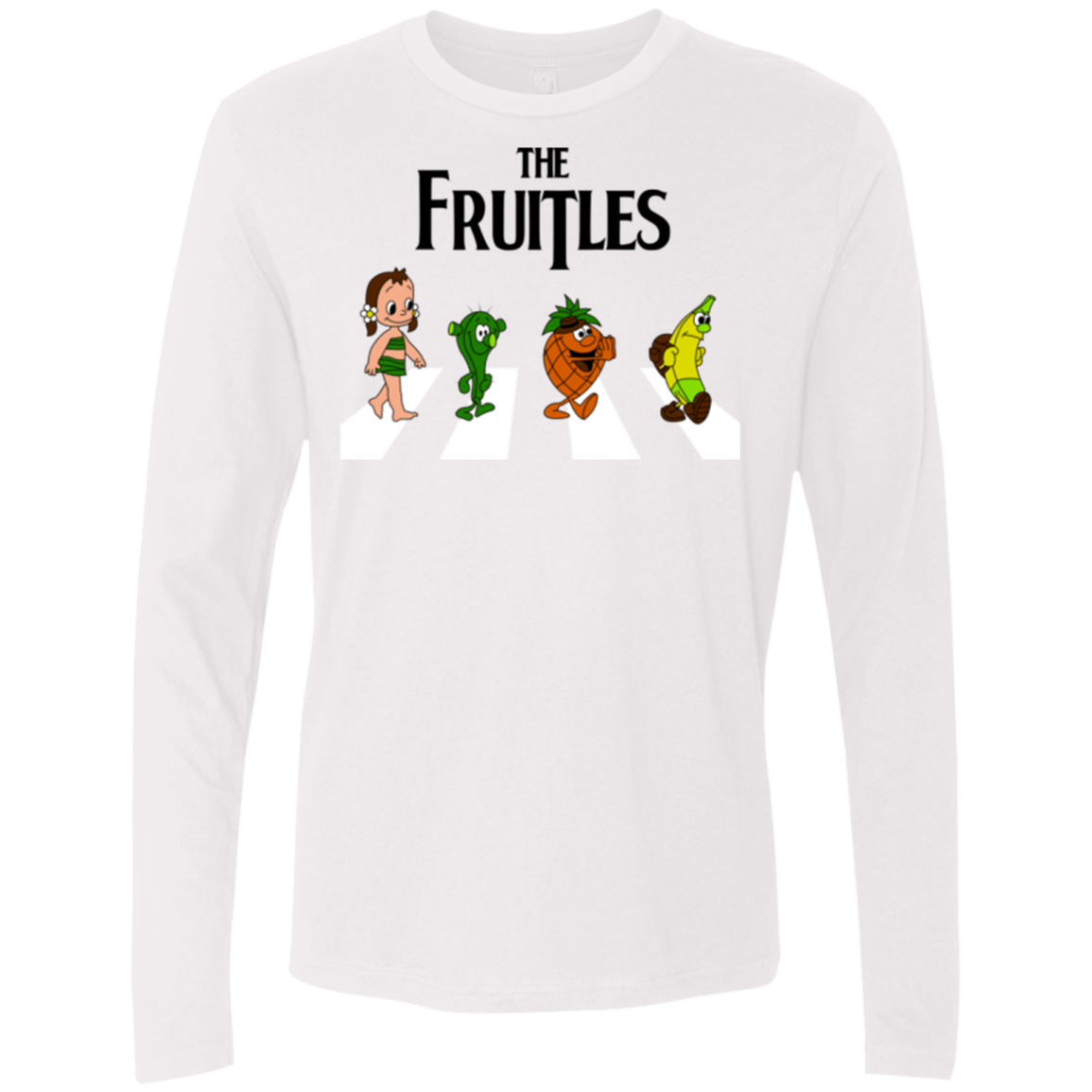 T-Shirts White / Small The Fruitles Men's Premium Long Sleeve