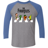 T-Shirts Premium Heather/ Vintage Royal / X-Small The Fruitles Men's Triblend 3/4 Sleeve