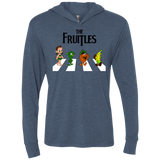 T-Shirts Indigo / X-Small The Fruitles Triblend Long Sleeve Hoodie Tee