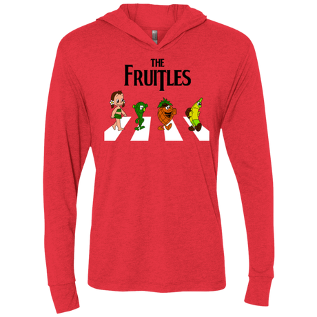 T-Shirts Vintage Red / X-Small The Fruitles Triblend Long Sleeve Hoodie Tee