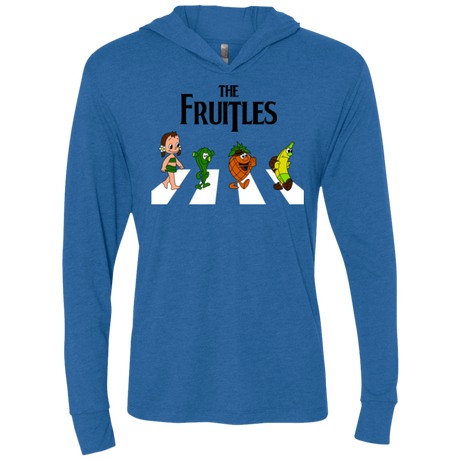 T-Shirts Vintage Royal / X-Small The Fruitles Triblend Long Sleeve Hoodie Tee