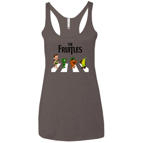 T-Shirts Macchiato / X-Small The Fruitles Women's Triblend Racerback Tank