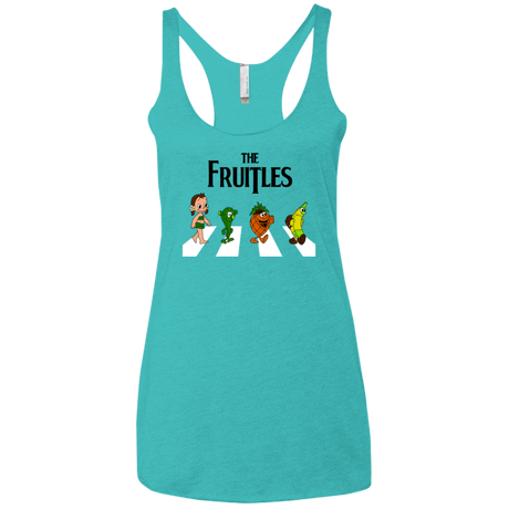 T-Shirts Tahiti Blue / X-Small The Fruitles Women's Triblend Racerback Tank