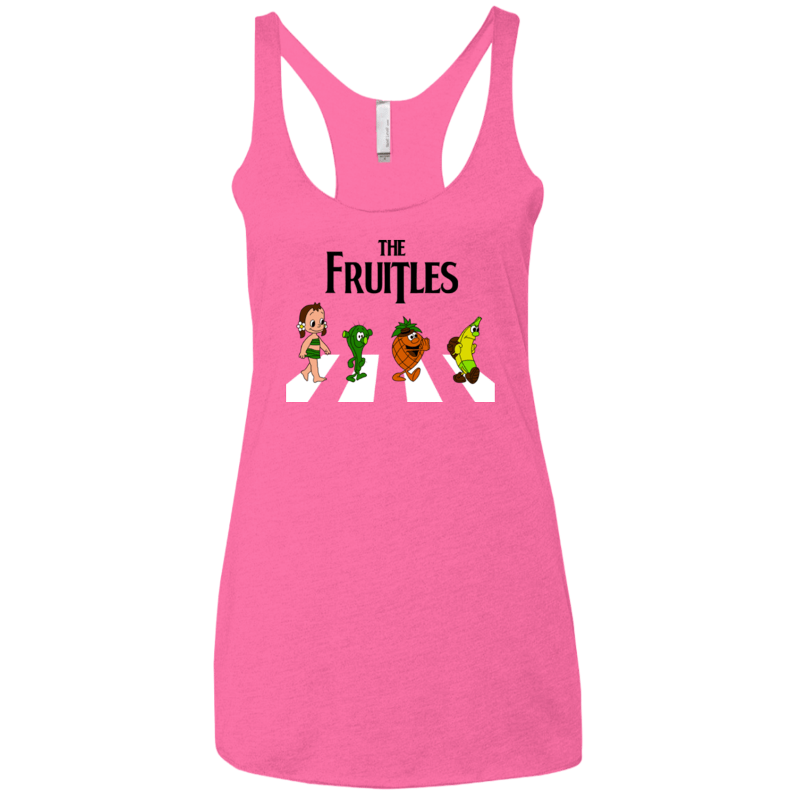 T-Shirts Vintage Pink / X-Small The Fruitles Women's Triblend Racerback Tank