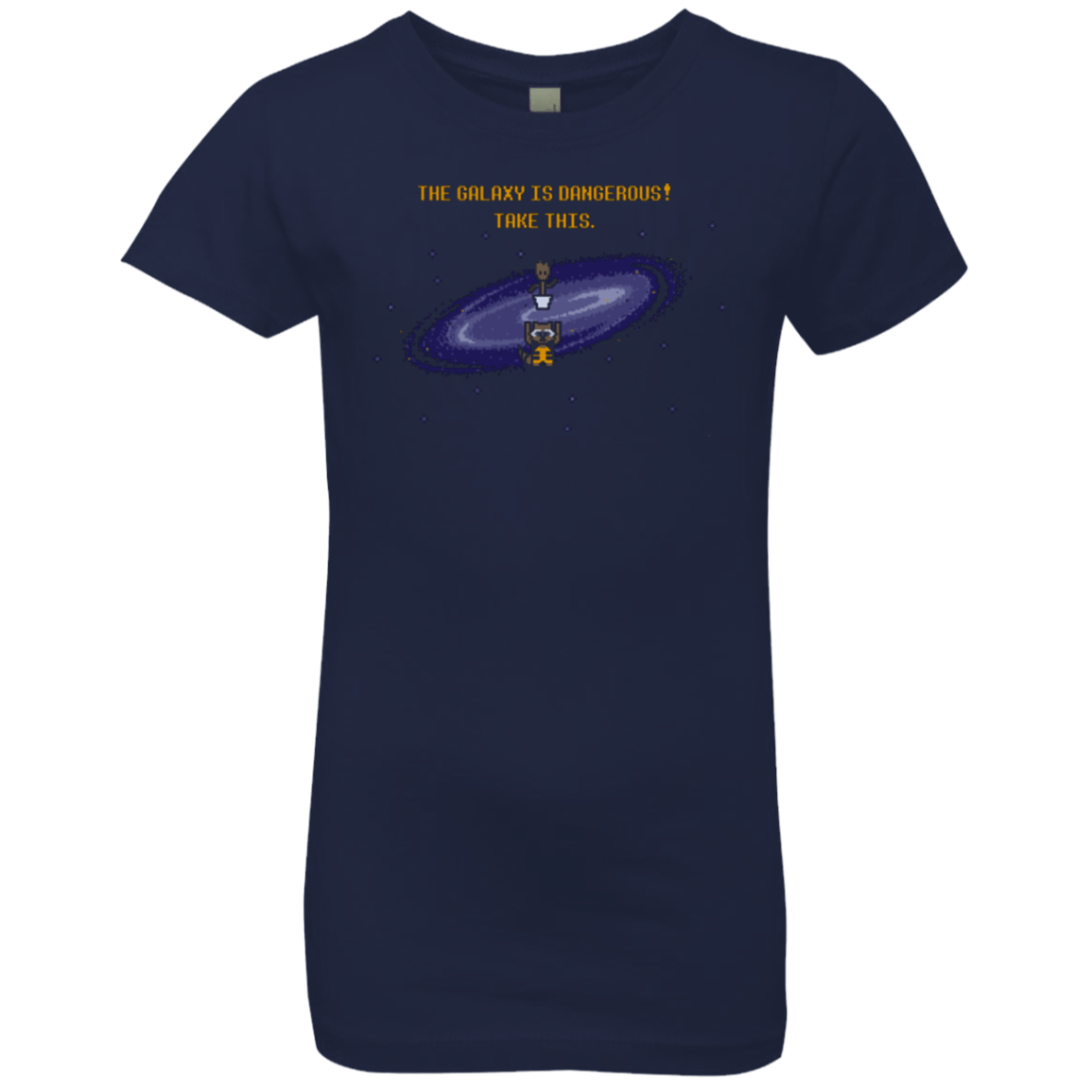 T-Shirts Midnight Navy / YXS The Galaxy is Dangerous Girls Premium T-Shirt