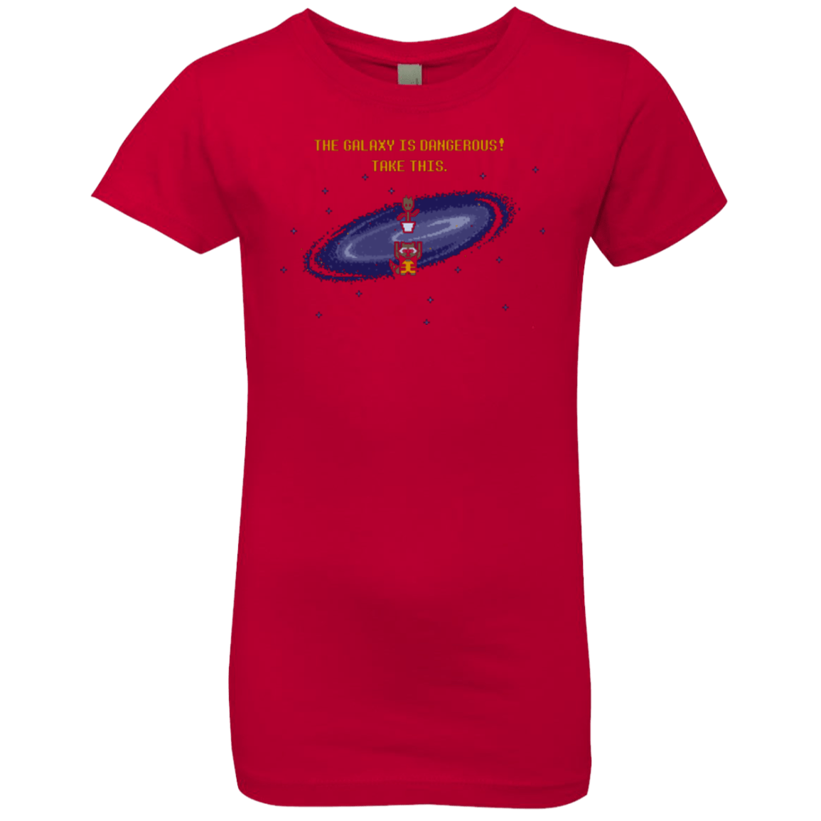 T-Shirts Red / YXS The Galaxy is Dangerous Girls Premium T-Shirt