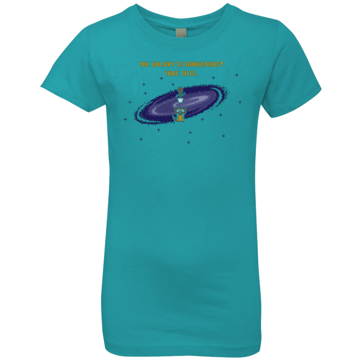 T-Shirts Tahiti Blue / YXS The Galaxy is Dangerous Girls Premium T-Shirt